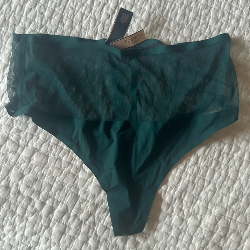 Victoria’s Secret Teal high waisted thong